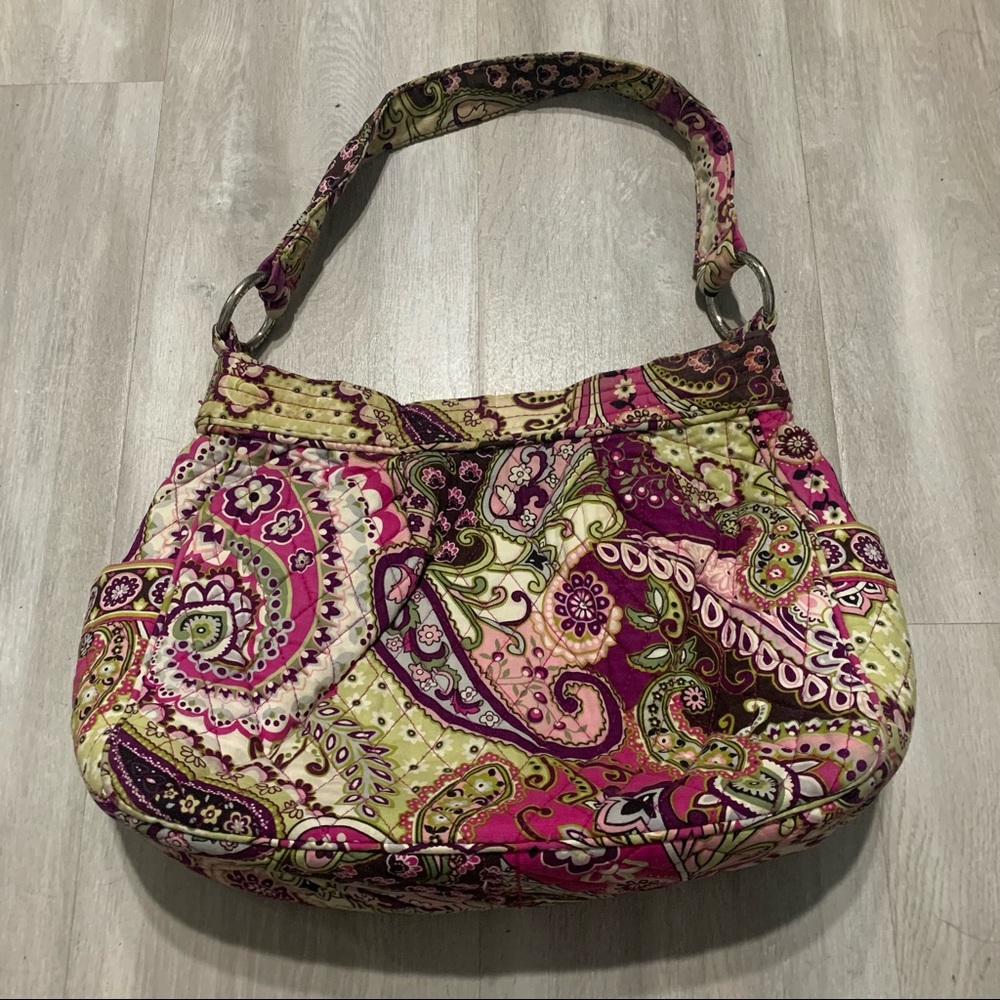 Vera Bradley Single Strap Floral Fabric Purse Bag